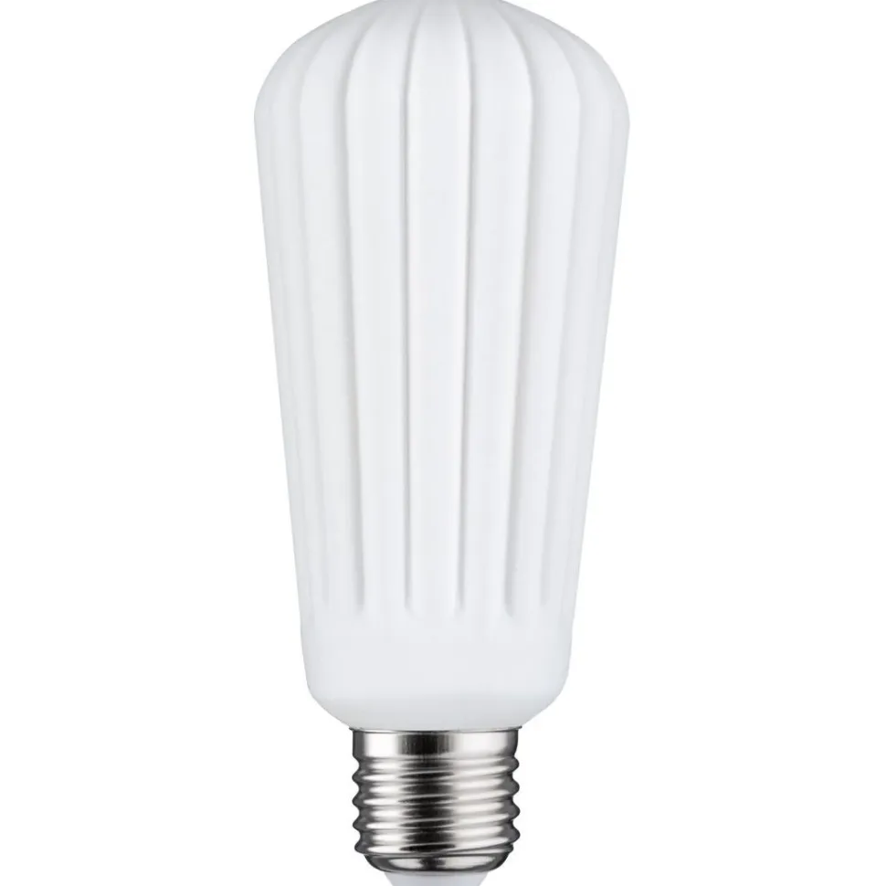 LED-filamenttilamppu Paulmann Lampion Corn, ST64, E27, 400lm, 4.3W, 3000K, himmennettävä, valkoinen