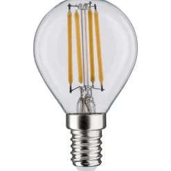 LED-filamenttilamppu Paulmann Drop, E14, 432lm, 5W, 2700K, himmennettävä, kirkas