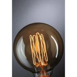 LED-filamenttilamppu Paulmann Rustic Shine Globe, I-muoto, 230V, 300lm, 4,2W, 1800K, himmennettä, kulta