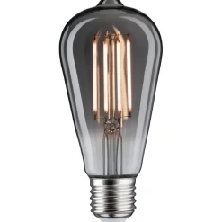 LED-filamenttilamppu Paulmann 1879 Edition Corn Rustika, E27, 320lm, 7.5W, 1800K, himmennettävä, savulasi