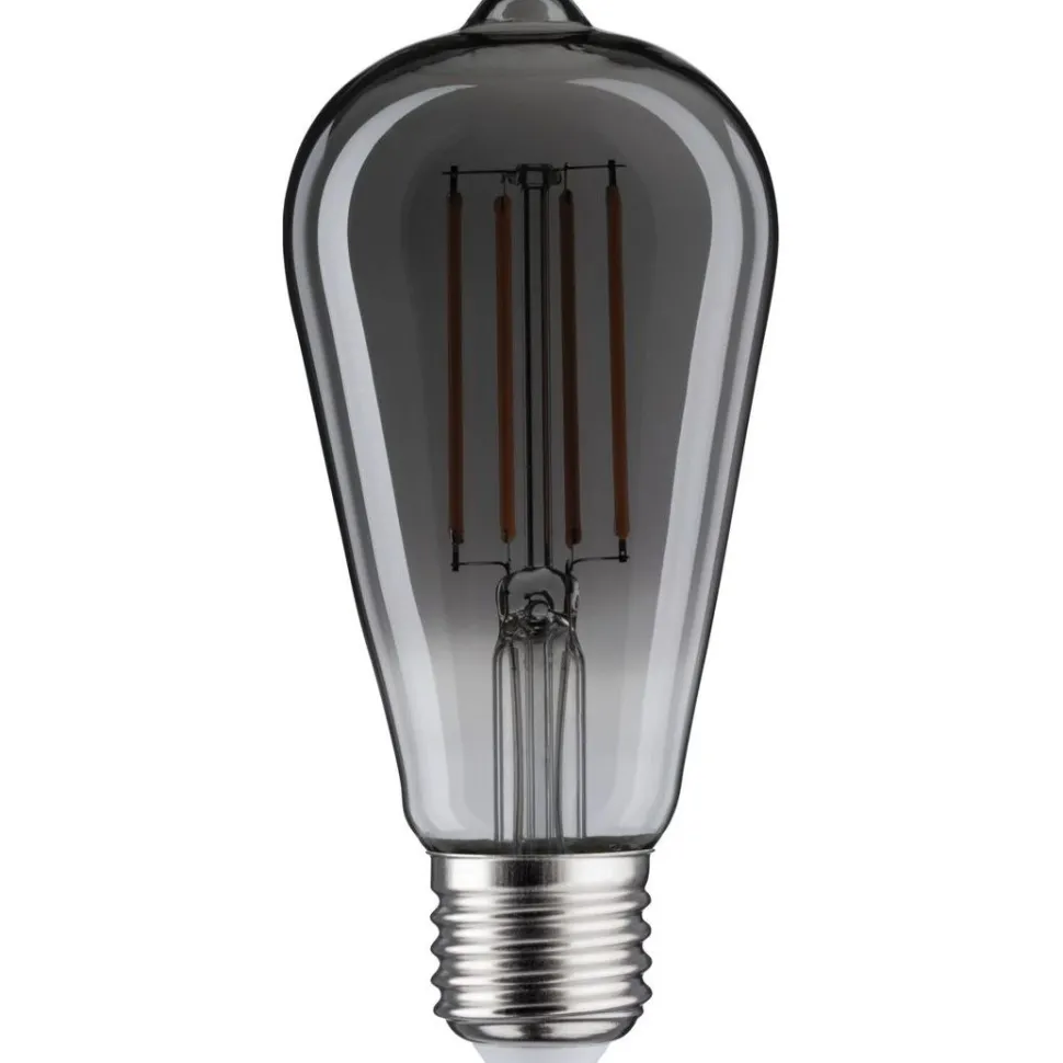 LED-filamenttilamppu Paulmann 1879 Edition Corn Rustika, E27, 320lm, 7.5W, 1800K, himmennettävä, savulasi