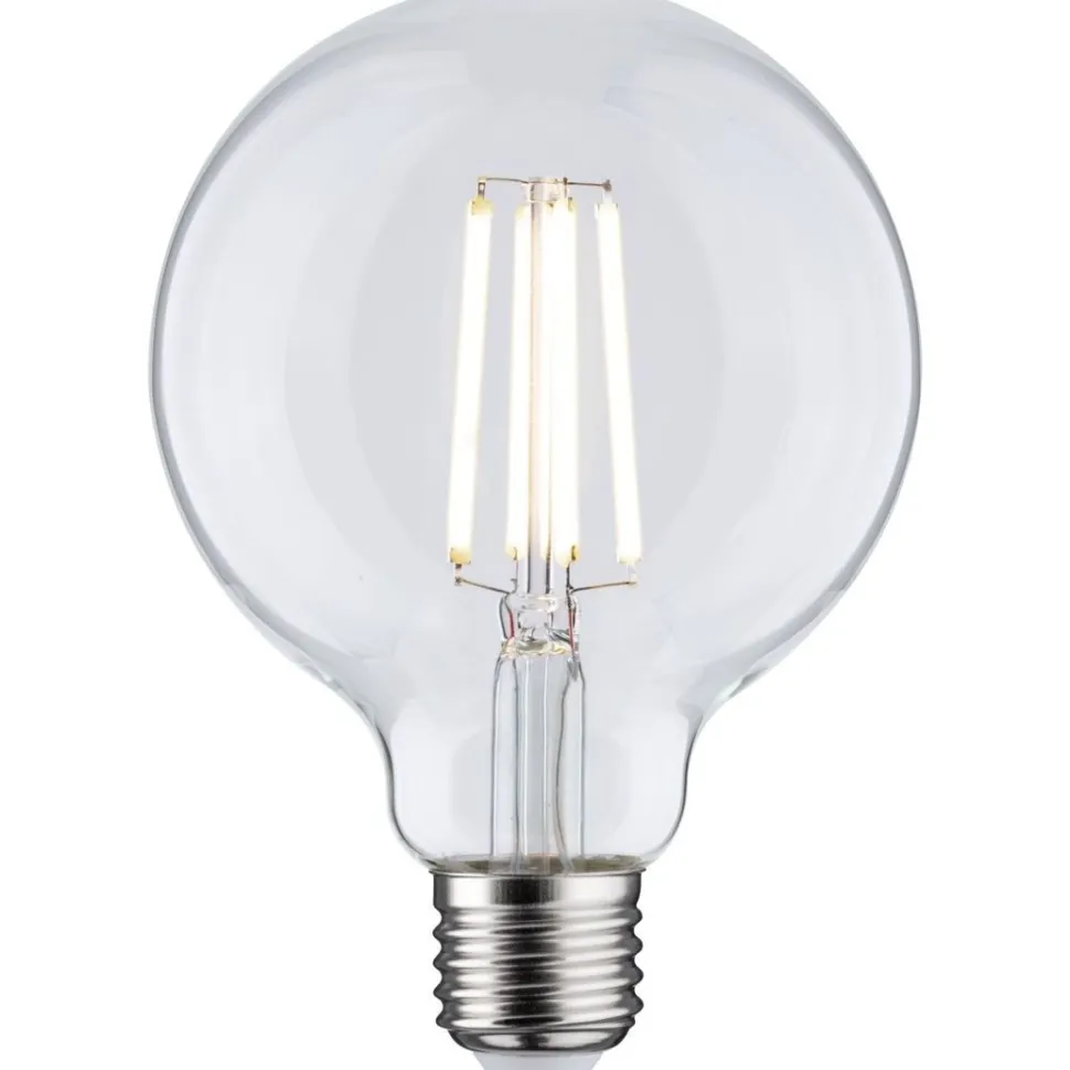 LED-filamenttilamppu Paulmann Eco-Line Globe, G95, E27, 840lm, 4W, 4000K, kirkas