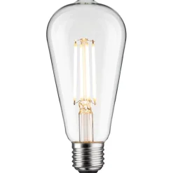 LED-filamenttilamppu Paulmann Eco-Line Corn, 230V, ST64, E27, 806lm, 4.3W, 3000K, himmennettävä, kirkas