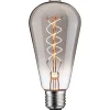 LED-filamenttilamppu Paulmann Rustic Shine Corn, S-muoto, 230V, 170lm, 4.2W, 1800K, himmennettä, savulasi