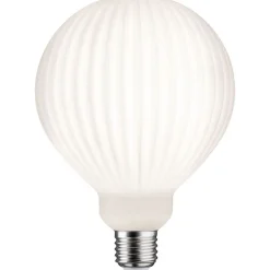 LED-filamenttilamppu Paulmann Lampion Globe, G125, E27, 400lm, 4.3W, 3000K, himmennettävä, valkoinen raita
