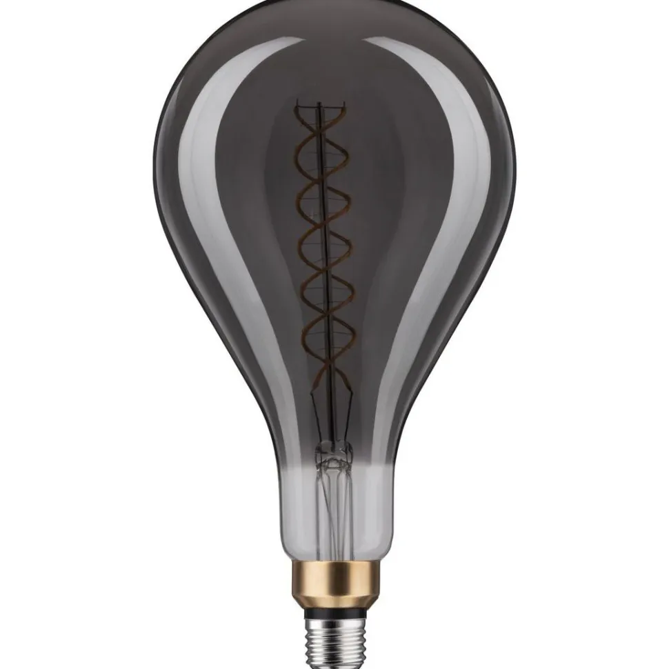 LED-filamenttilamppu Paulmann 1879 Edition BigDrop, E27, 200lm, 7W, 1800K, himmennettävä, savulasi