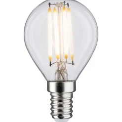 LED-filamenttilamppu Paulmann Drop, E14, 470lm, 5W, 2700K, kirkas
