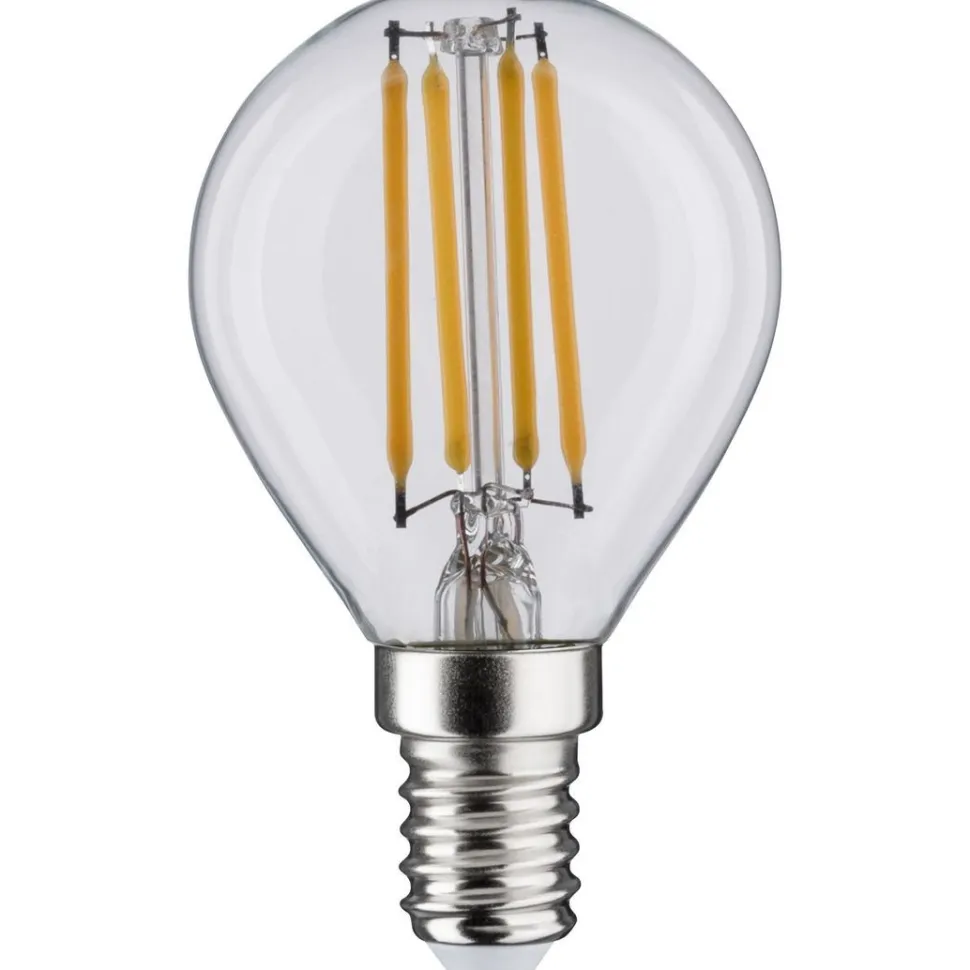 LED-filamenttilamppu Paulmann Drop, E14, 470lm, 5W, 2700K, kirkas