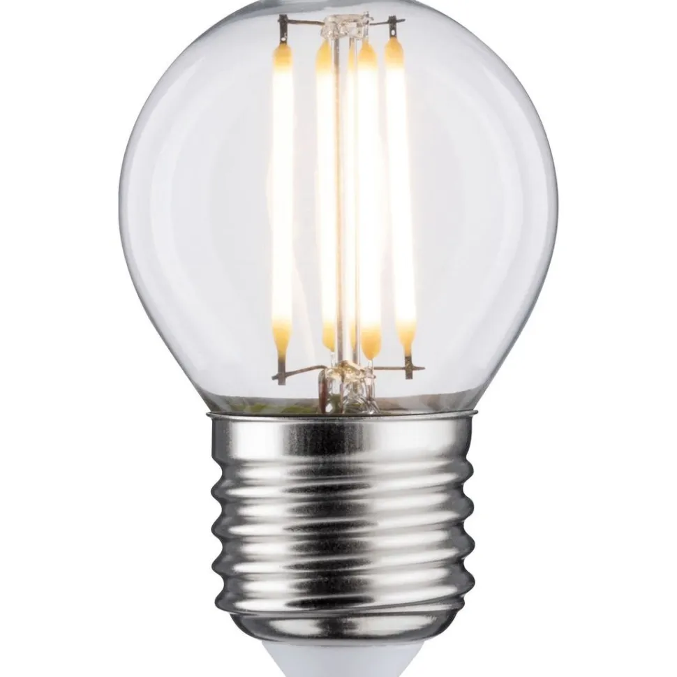 LED-filamenttilamppu Paulmann Drop, E27, 470lm, 5W, 2700K, kirkas