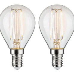 LED-filamenttilamppu Paulmann Drop, E14, 250lm, 2.7W, 2700K, kirkas, 2kpl