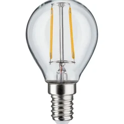 LED-filamenttilamppu Paulmann Drop, E14, 250lm, 2.7W, 2700K, kirkas, 2kpl
