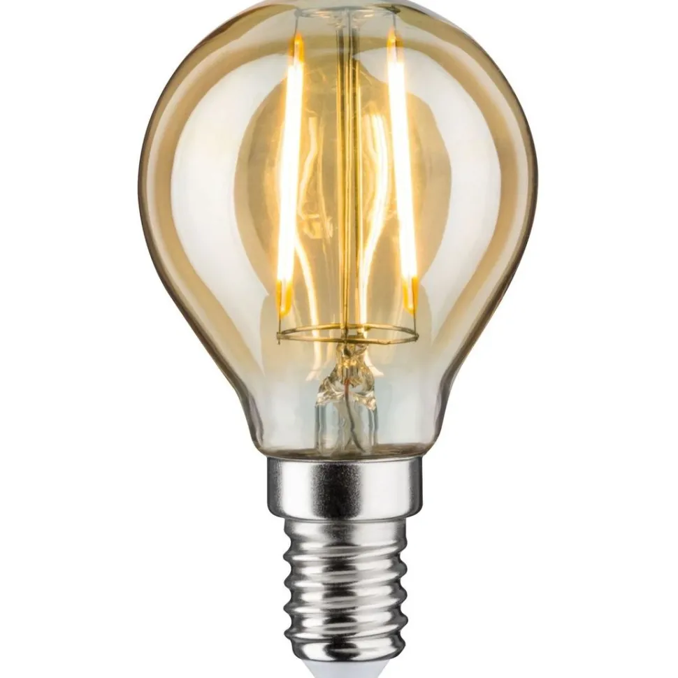 LED-filamenttilamppu Paulmann Drop, E14, 160lm, 2W, 1700K, kulta