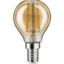 LED-filamenttilamppu Paulmann Drop, E14, 160lm, 2W, 1700K, kulta
