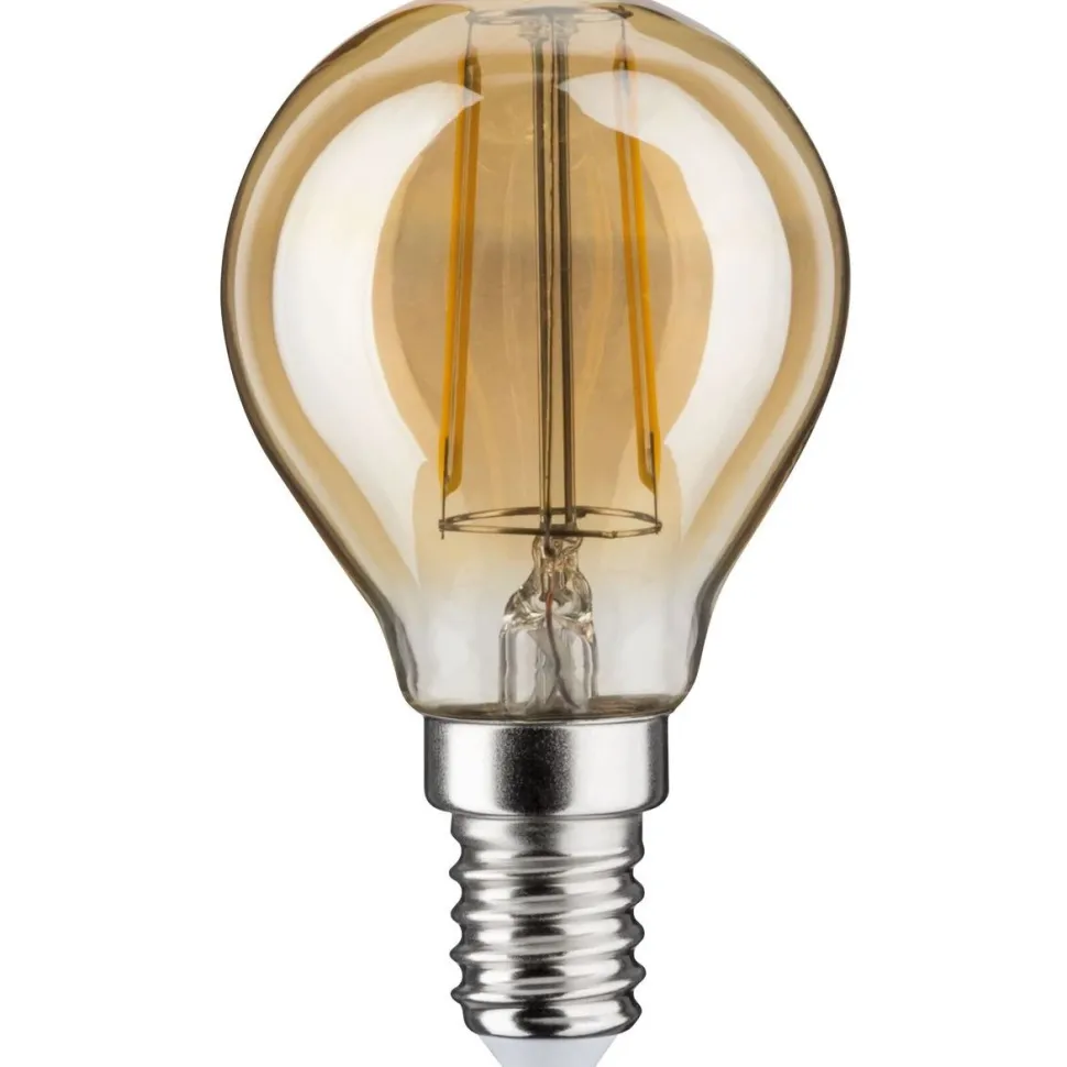 LED-filamenttilamppu Paulmann Drop, E14, 160lm, 2W, 1700K, kulta