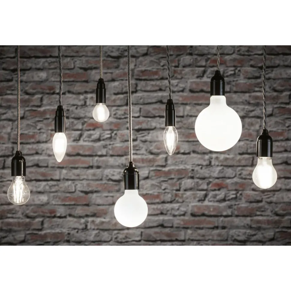 LED-filamenttilamppu Paulmann Drop, E27, 470lm, 4.8W, 4000K, matta