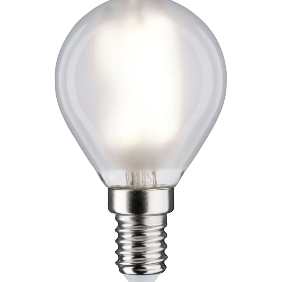 LED-filamenttilamppu Paulmann Drop, E14, 470lm, 4.8W, 4000K, matta