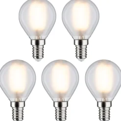 LED-filamenttilamppu Paulmann Drop, E14, 470lm, 4,8W, 2700K, matta, 5kpl