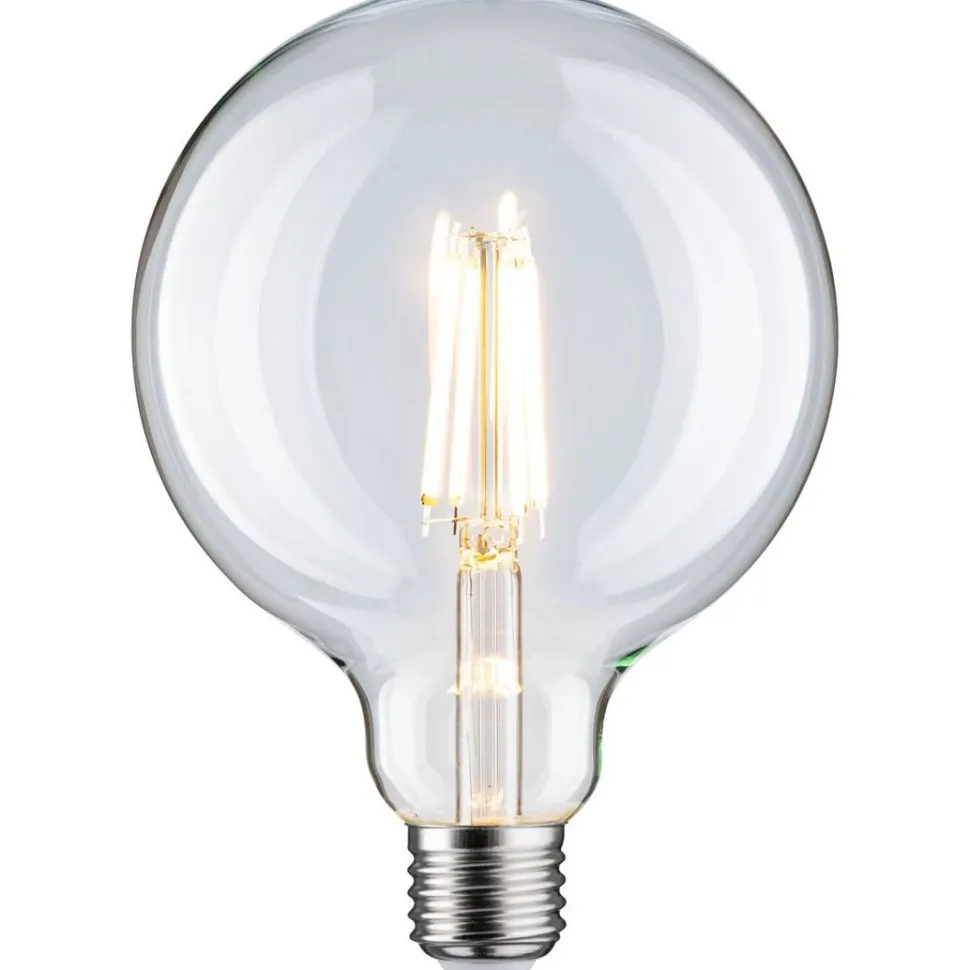 LED-filamenttilamppu Paulmann Globe, G125, E27, 1055lm, 9W, 2700K, himmennettävä, kirkas