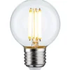 LED-filamenttilamppu Paulmann Globe, G60, E27, 806lm, 7W, 2700K, himmennettävä, kirkas