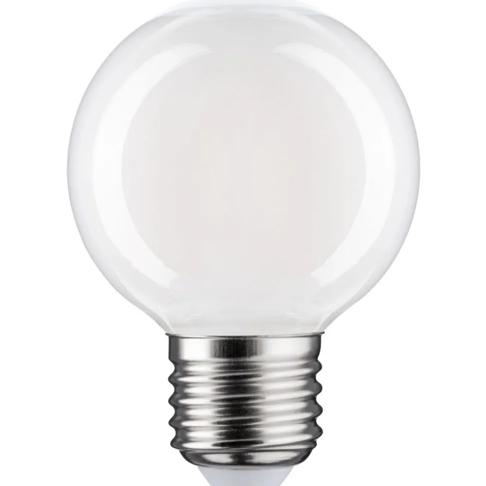 LED-filamenttilamppu Paulmann Globe, G60, E27, 780lm, 7W, 2700K, himmennettävä, opaali