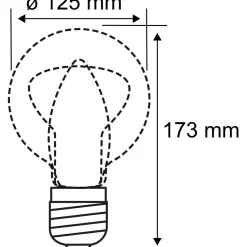 LED-filamenttilamppu Paulmann Globe, G125, E27, 806lm, 7W, 2700K, himmennettävä, opaali