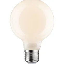 LED-filamenttilamppu Paulmann Globe, G80, E27, 470lm, 5.6W, 2700K, himmennettävä, opaali