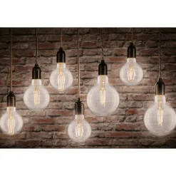 LED-filamenttilamppu Paulmann Globe, G80, E27, 806lm, 7.5W, 2700K, kirkas