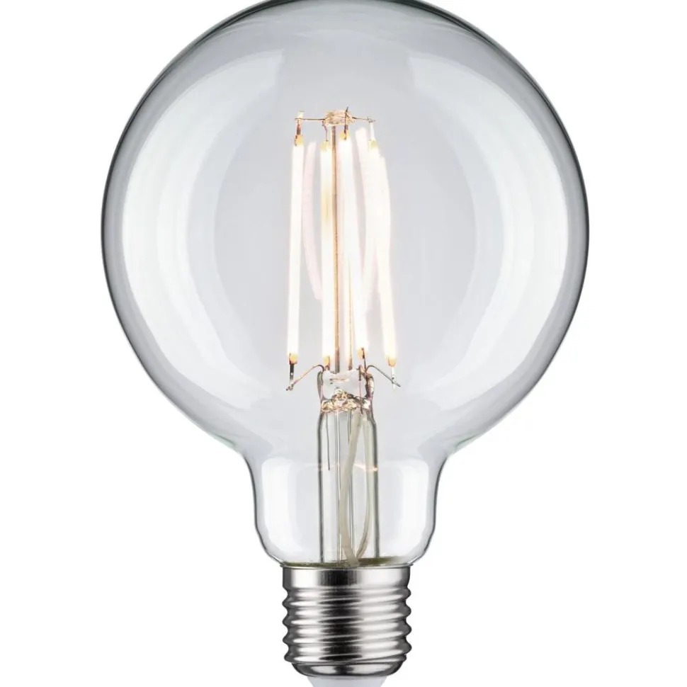 LED-filamenttilamppu Paulmann Globe, G95, E27, 806lm, 7.5W, 4000K, kirkas