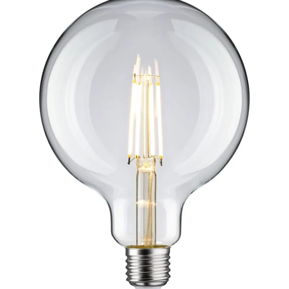 LED-filamenttilamppu Paulmann Globe, G125, E27, 1055lm, 9W, 2700K, kirkas