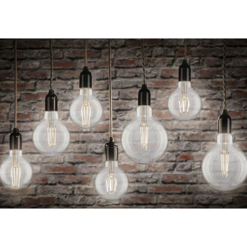 LED-filamenttilamppu Paulmann Globe, G125, E27, 1055lm, 9W, 4000K, kirkas