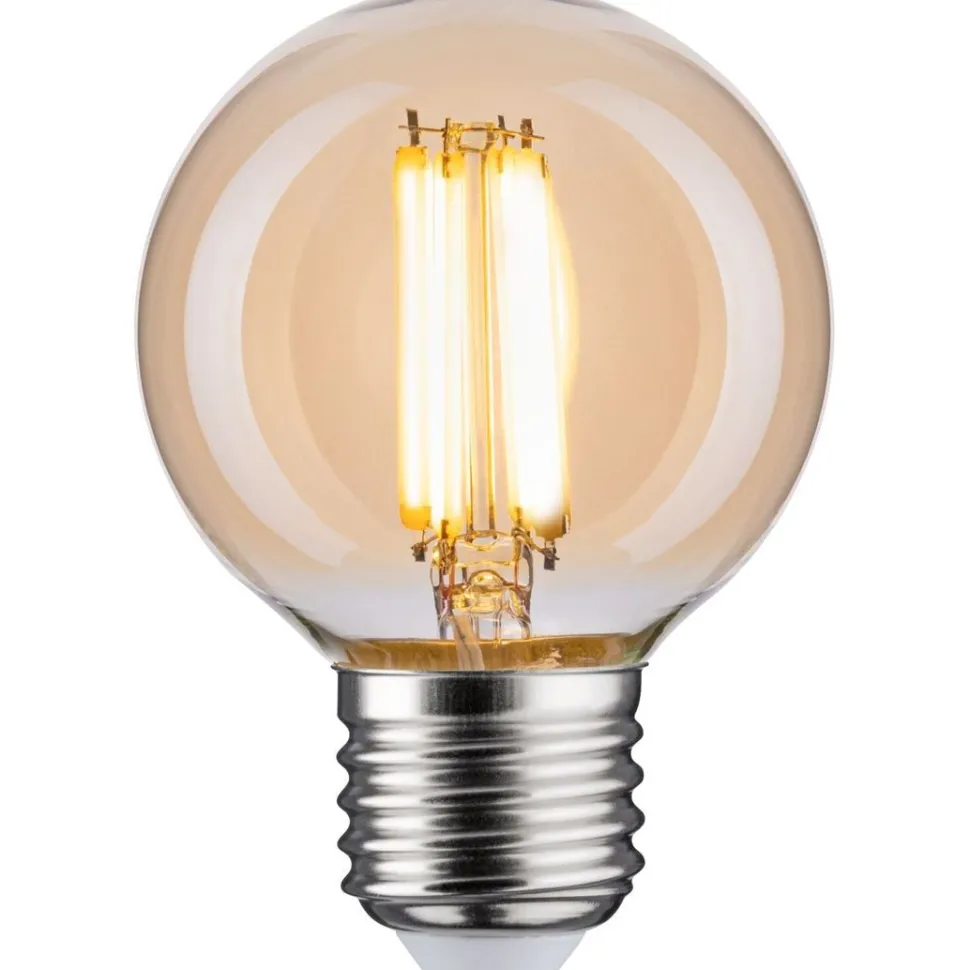 LED-filamenttilamppu Paulmann Globe, G60, E27, 780lm, 7W, 2700K, kulta
