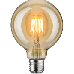 LED-filamenttilamppu Paulmann Globe, G95, E27, 400lm, 6.5W, 1700K, kulta