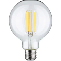 LED-filamenttilamppu Paulmann Globe, G95, E27, 806lm, 7W, säädettävä värilämpötila, kirkas