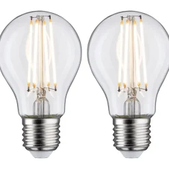 LED-filamenttilamppu Paulmann Pear, E27, 806lm, 7W, 2700K, kirkas, 2kpl