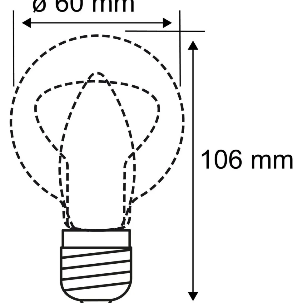 LED-filamenttilamppu Paulmann Pear, E27, 1055lm, 9W, 4000K, matta
