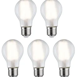 LED-filamenttilamppu Paulmann Pear, E27, 806lm, 7W, 4000K, matta, 5kpl