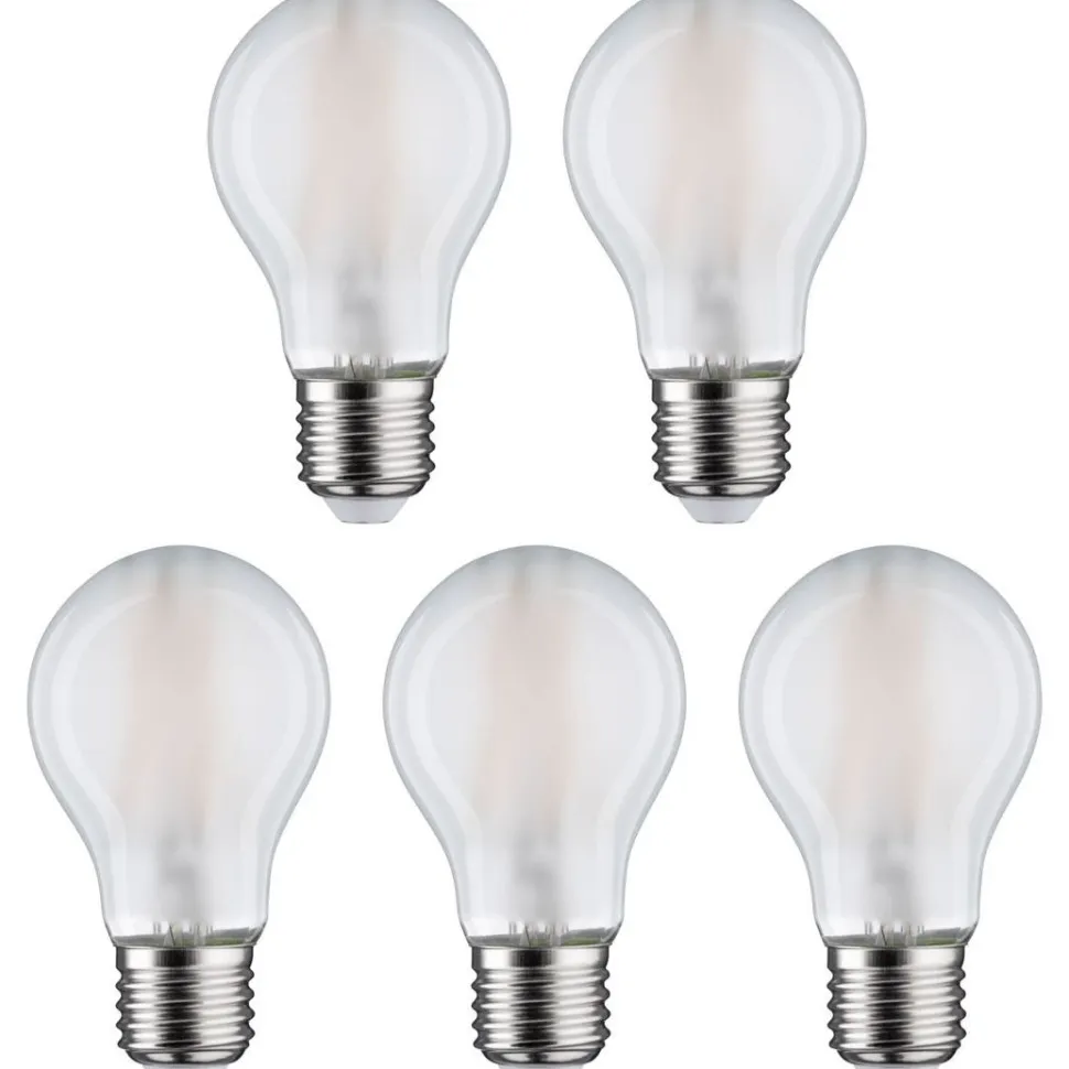 LED-filamenttilamppu Paulmann Pear, E27, 806lm, 7W, 4000K, matta, 5kpl