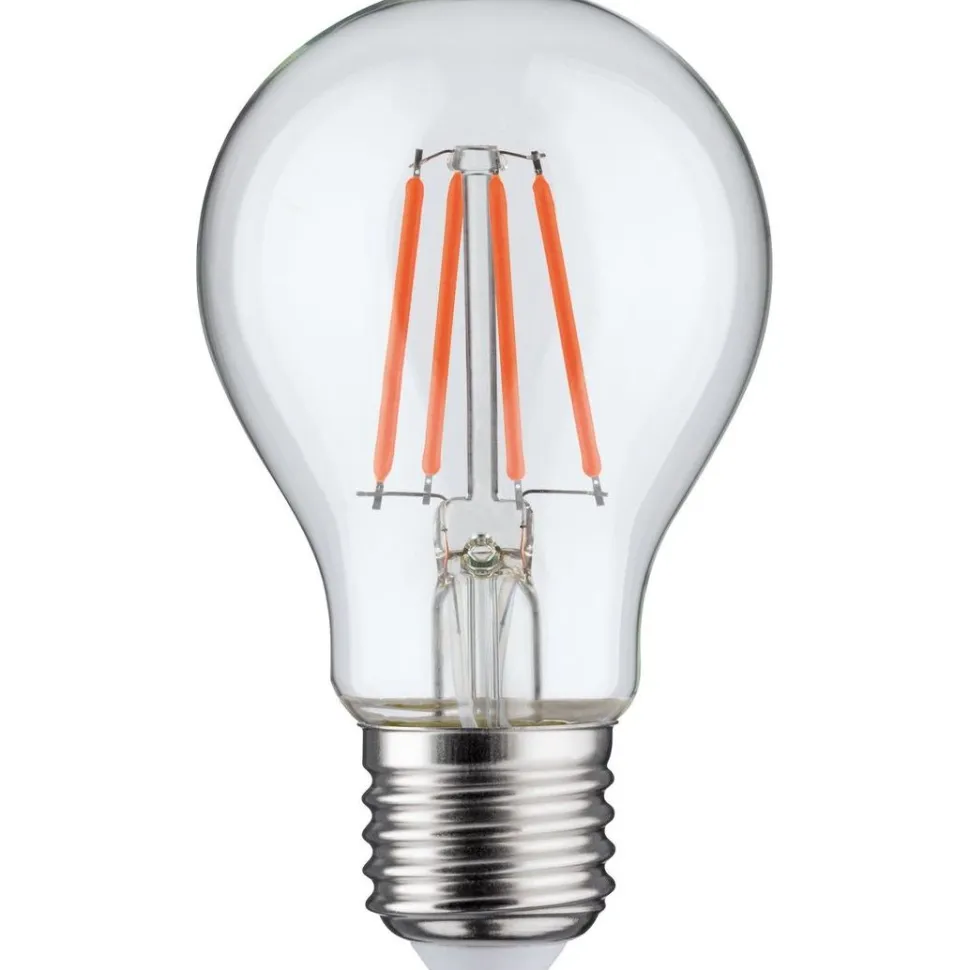 LED-filamenttilamppu Paulmann Pear, E27, 40lm, 1.3W, 1000K, punainen