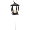 LED-hautalyhty Star Trading Serene, 40cm, musta