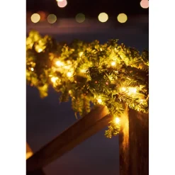 LED-havuköynnös Markslöjd Chrissline, 100 lämpimänvalkoista valoa, 5m, vihreä