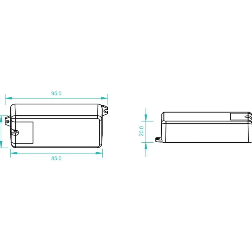 LED-himmennin/vastaanotin FTLIGHT Perfect langaton RF 1-kanavainen 12-36VDC 8A