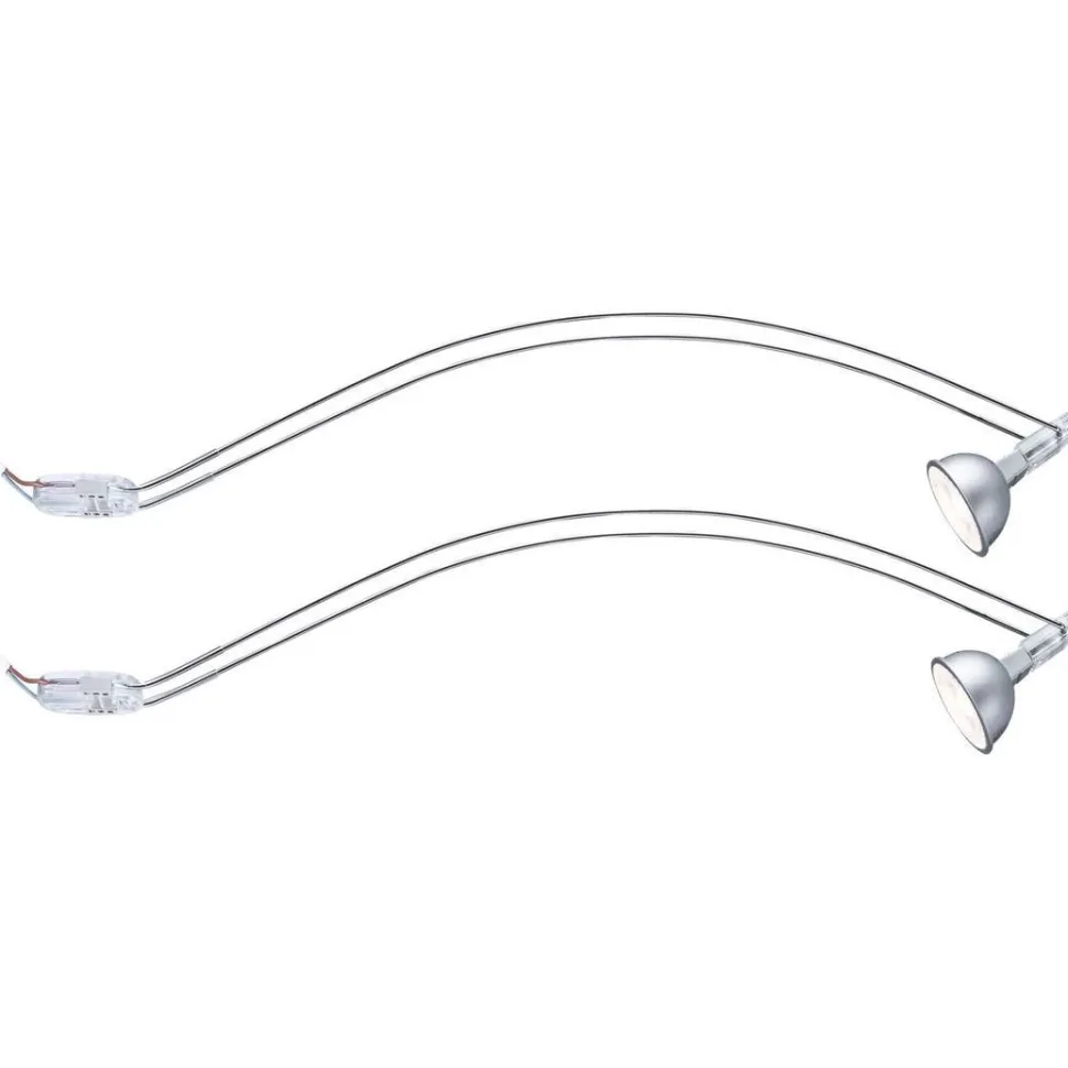 LED-hyllyvalaisin Paulmann Galeria LED Assistent II, GU5.3, 2700K, 2x230lm, 2x4W, kromi