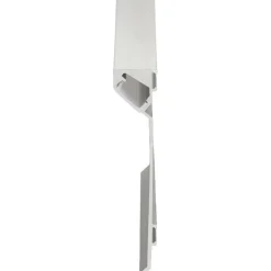 LED-jalkalista Euroshrink 320A, alumiini, 80mm x 2.5m, mattahopea