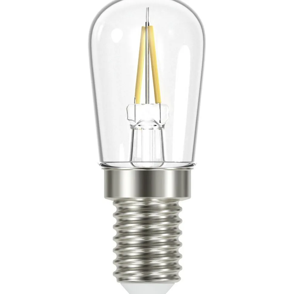 LED-jääkaappilamppu Airam, 1.1W, E14, 120lm, 4000K, kirkas filamentti