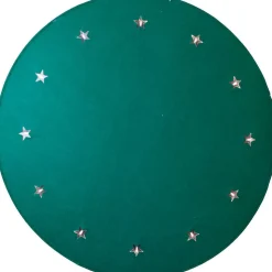 LED-joulukuusimatto Star Trading Granne Ø100 vihreä