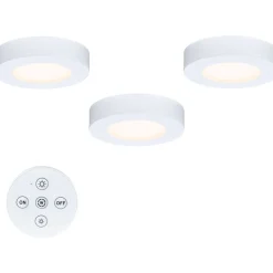 LED-kalustevalaisin Paulmann Batuno Ø70mm 2.1W 180lm valkoinen, 3kpl/pkt