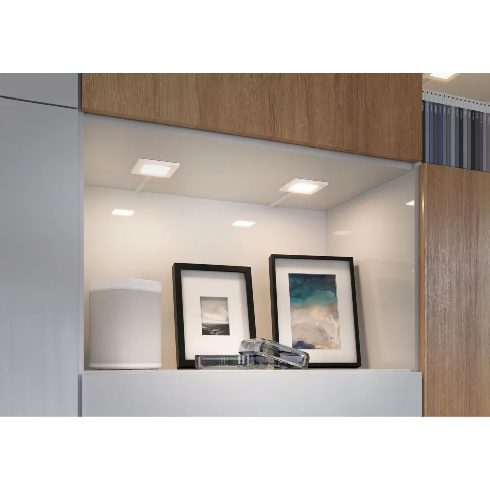 LED-kalustevalaisin Paulmann Clever Connect Pola, 2.5W, säädettävä värilämpötila, mattavalkoinen