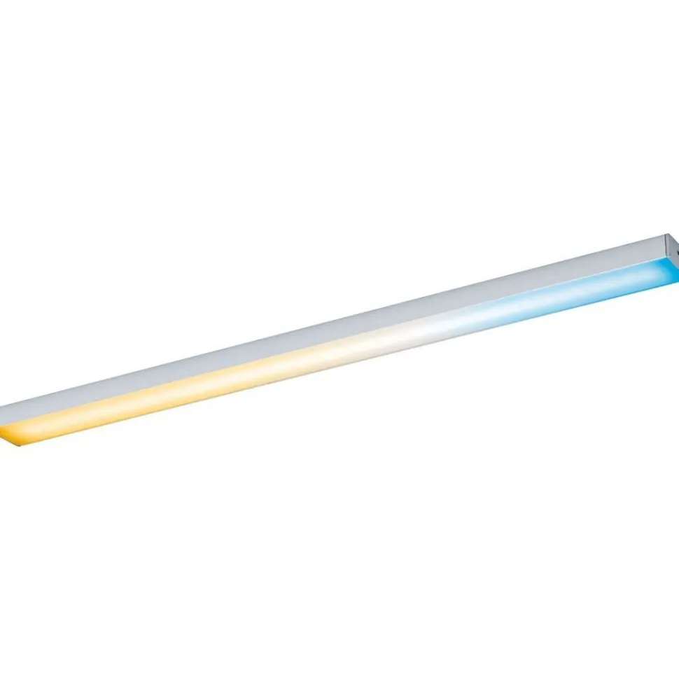 LED-kalustevalaisin Paulmann Clever Connect Barre, 35cm, säädettävä värilämpötila, mattakromi