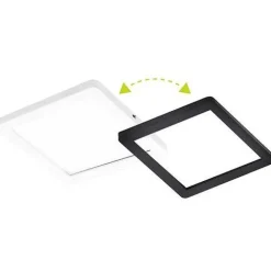LED-kalustevalaisin Limente Flat 12 LUX 1 kpl + virtalähde valkoinen/musta