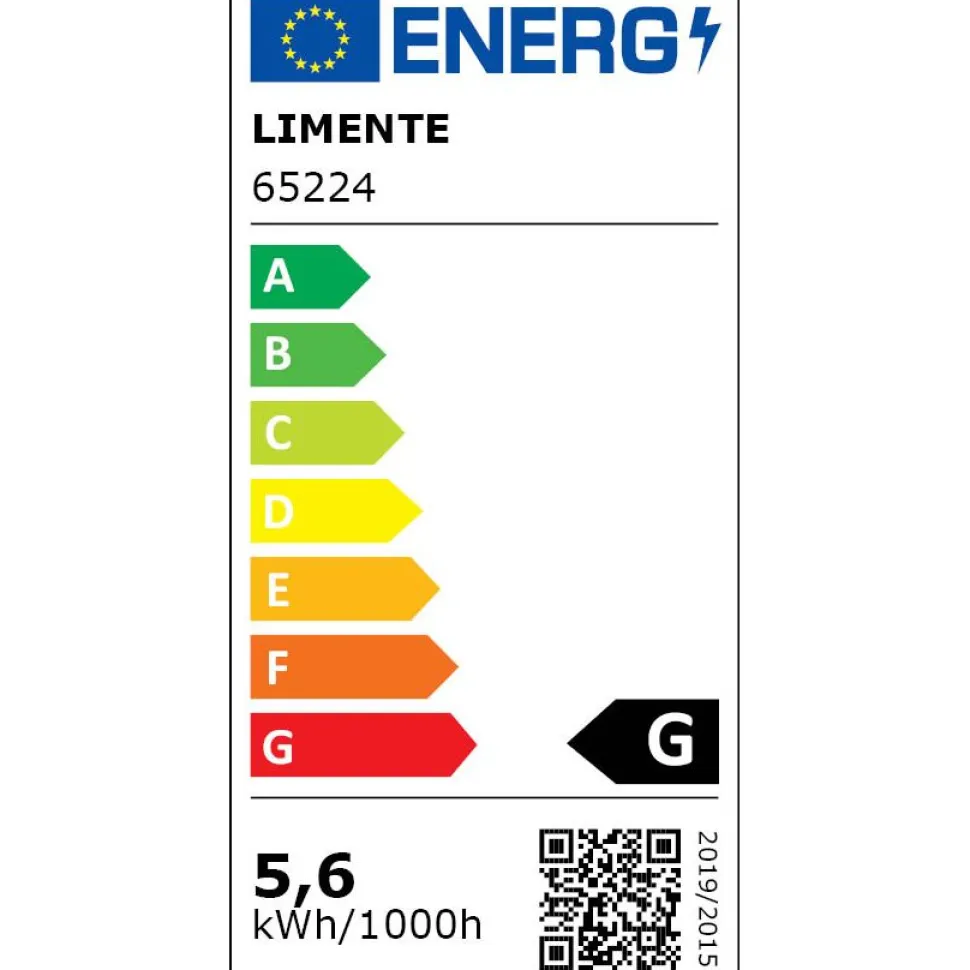 LED-kalustevalaisin Limente Flat 12 LUX 1 kpl + virtalähde valkoinen/musta